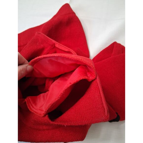 St. John Collection by Marie Gray Red Catalina Knit Sweater Black Beading Small - Picture 14 of 14